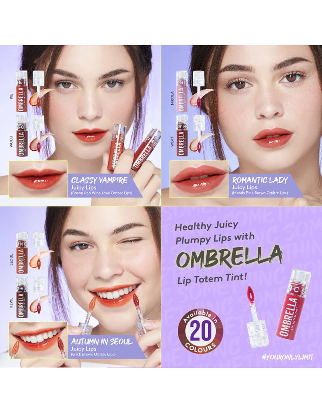 Somethinc V2 Ombrella Lip Totem Tint Hayg