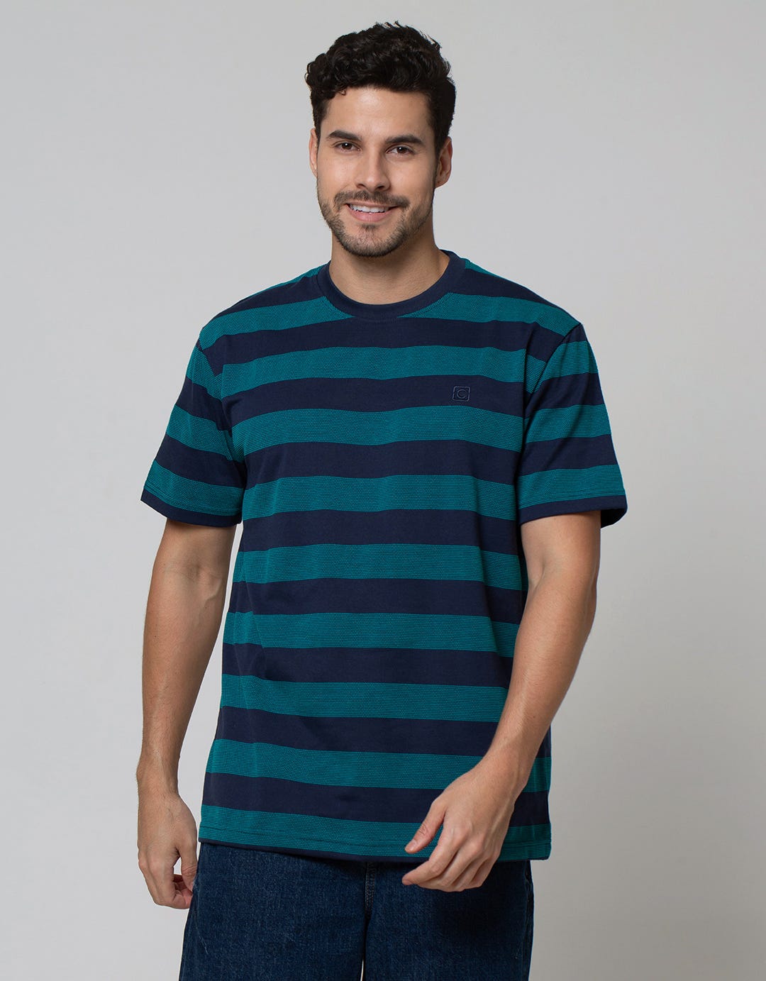 Cole Short Sleeve T-Shirt Mix Stripe