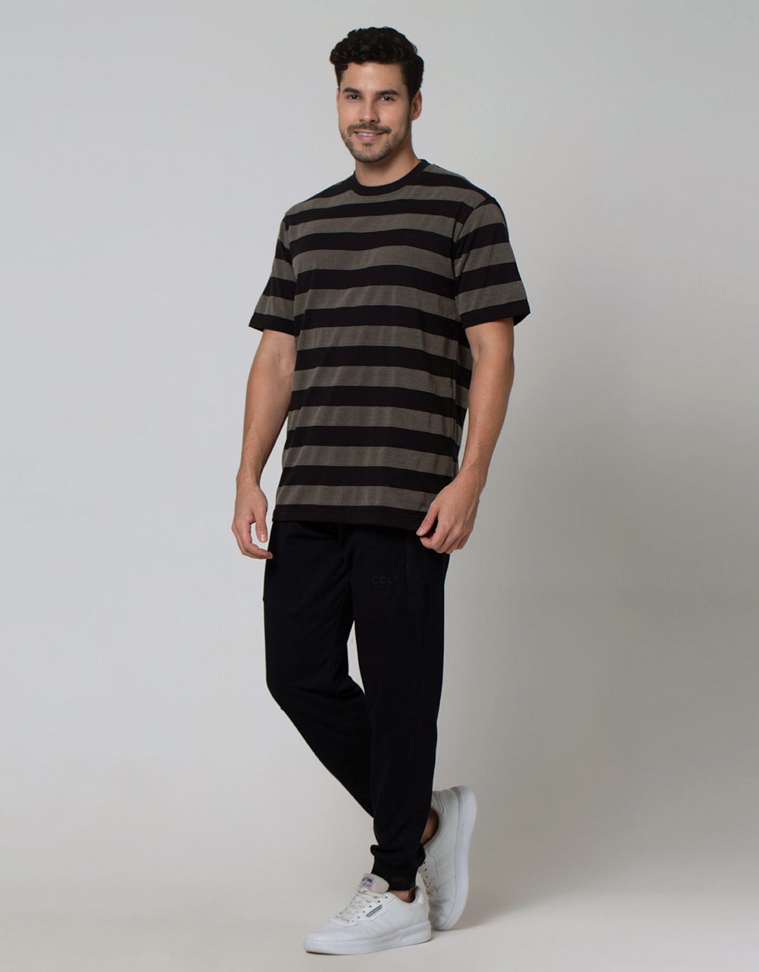Cole Short Sleeve T-Shirt Mix Stripe