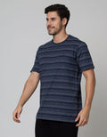 Cole Short Sleeve T-Shirt Stitch Dot Stripe Fabric
