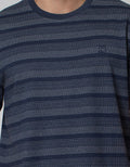 Cole Short Sleeve T-Shirt Stitch Dot Stripe Fabric