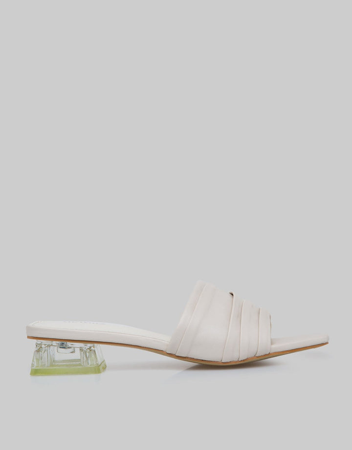 Details Solid Buckle Details Women's Heeled Sandals