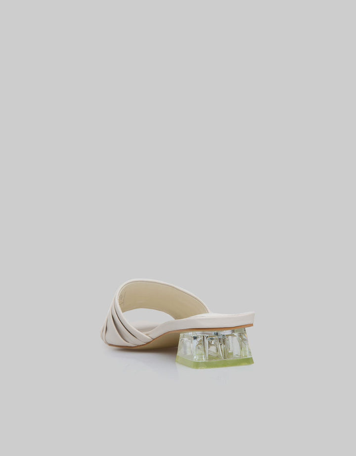 Details Solid Buckle Details Women's Heeled Sandals