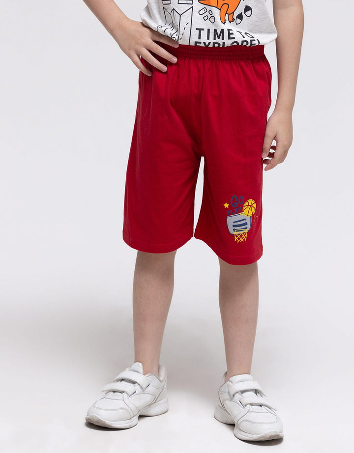 Little M Short Pants Knit Basketball