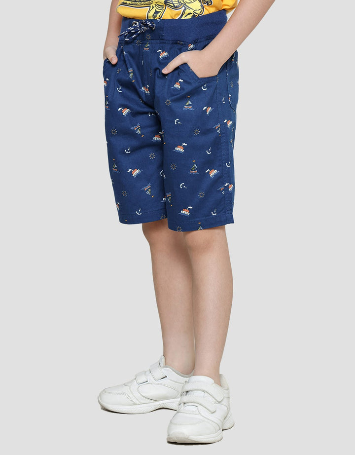 Little M Celana Pendek Woven Kapal Anak Laki-laki