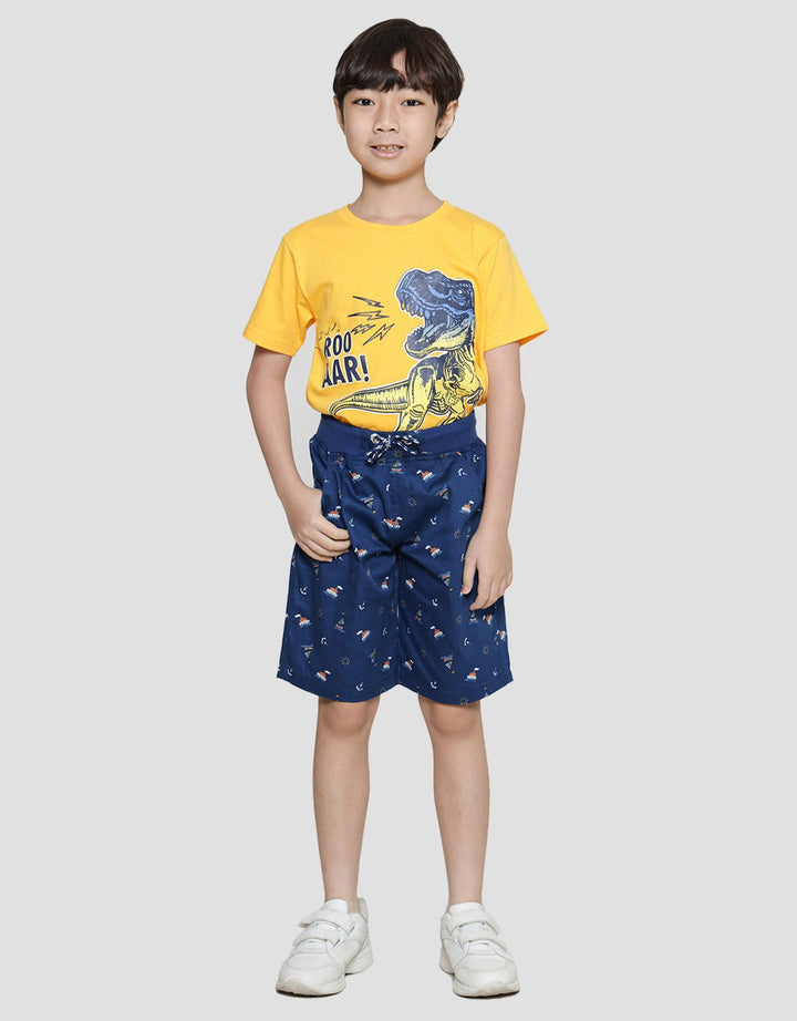 Little M Celana Pendek Woven Kapal Anak Laki-laki