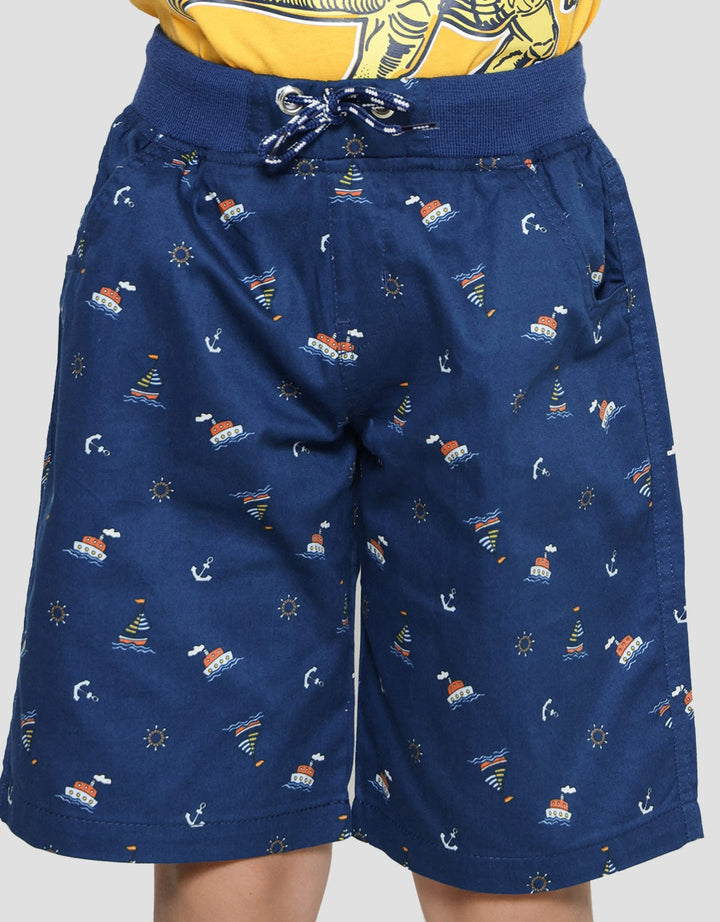 Little M Celana Pendek Woven Kapal Anak Laki-laki