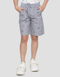 Little M Shark Print Boys Pants