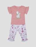 Disney Top-Bottom Set Short Sleeve Pooh Time For A Hug