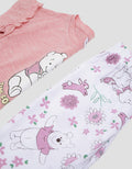 Disney Top-Bottom Set Short Sleeve Pooh Time For A Hug