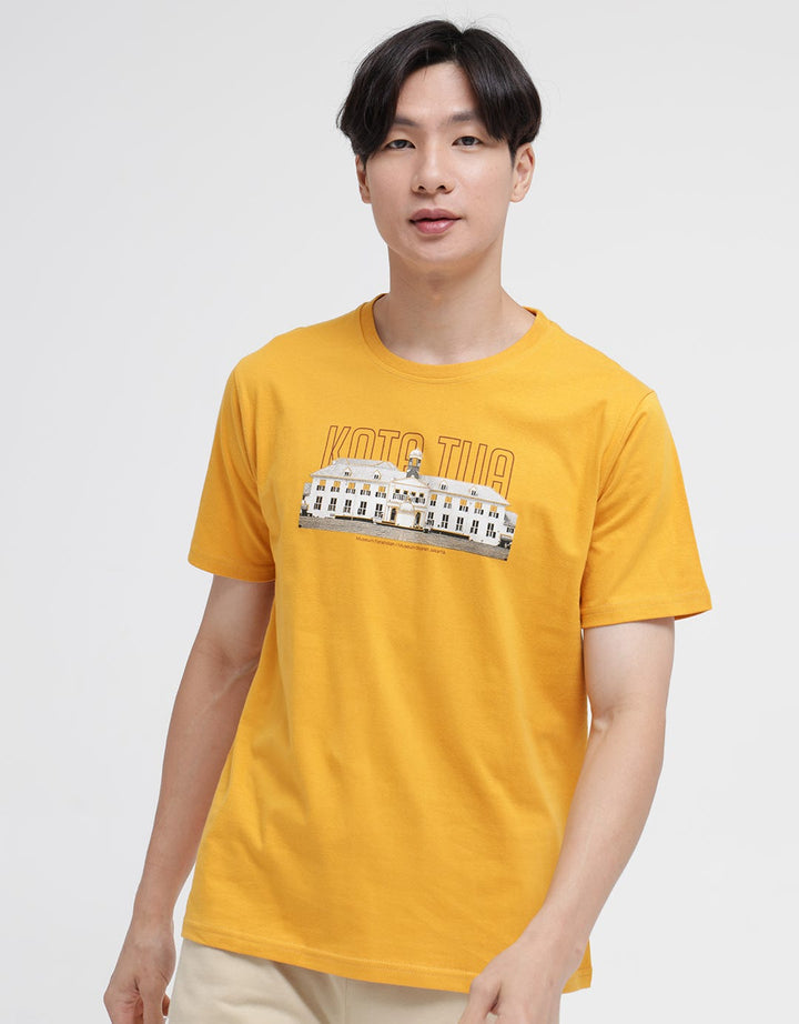 T Zone Short Sleeve T-Shirt Indo Bgt Theme Kota Jakarta - Kota Tua