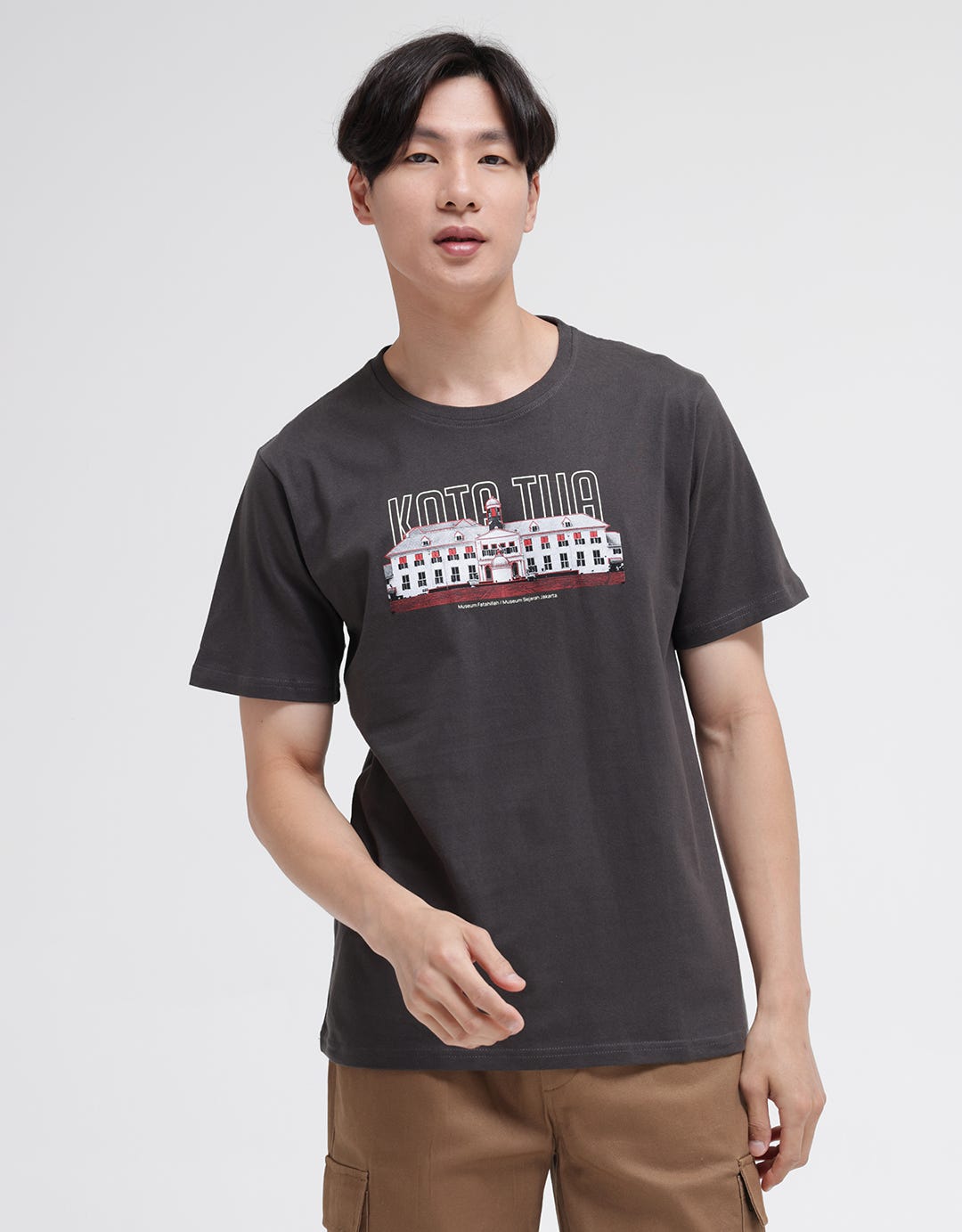 T Zone Short Sleeve T-Shirt Indo Bgt Theme Kota Jakarta - Kota Tua