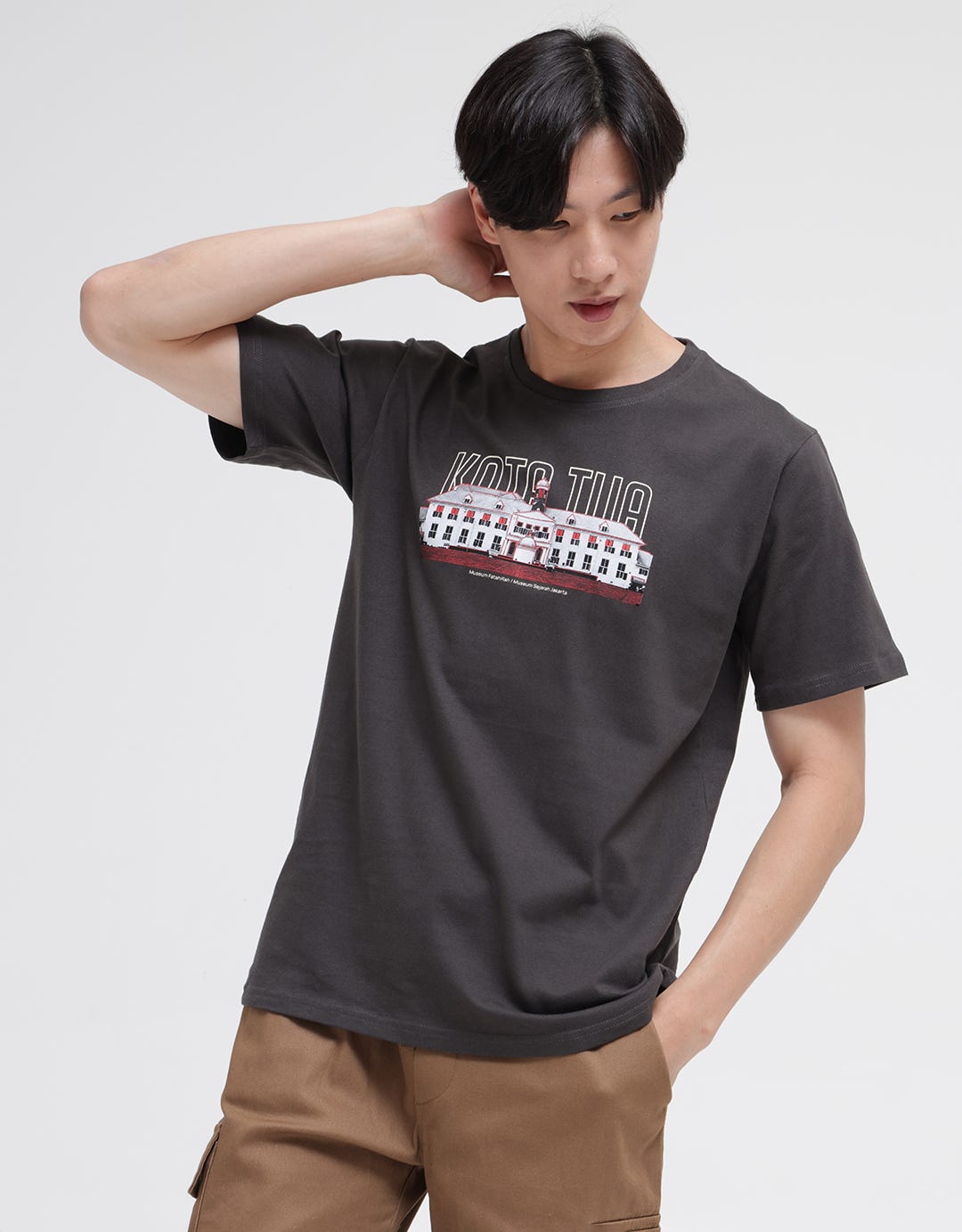 T Zone Short Sleeve T-Shirt Indo Bgt Theme Kota Jakarta - Kota Tua