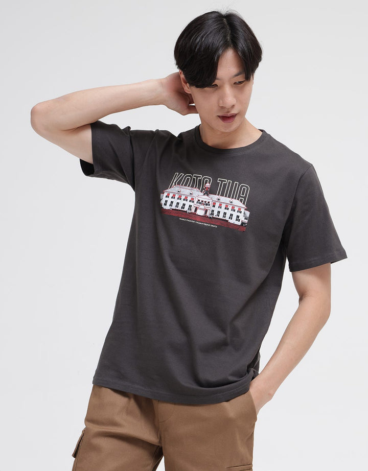 T Zone Short Sleeve T-Shirt Indo Bgt Theme Kota Jakarta - Kota Tua