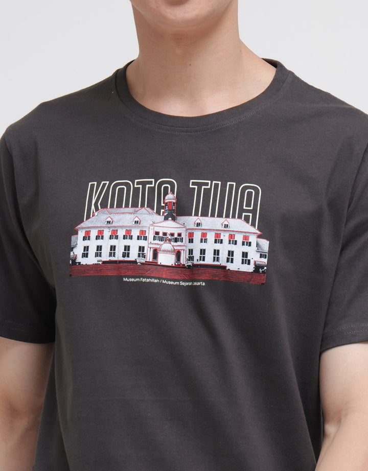 T Zone Short Sleeve T-Shirt Indo Bgt Theme Kota Jakarta - Kota Tua