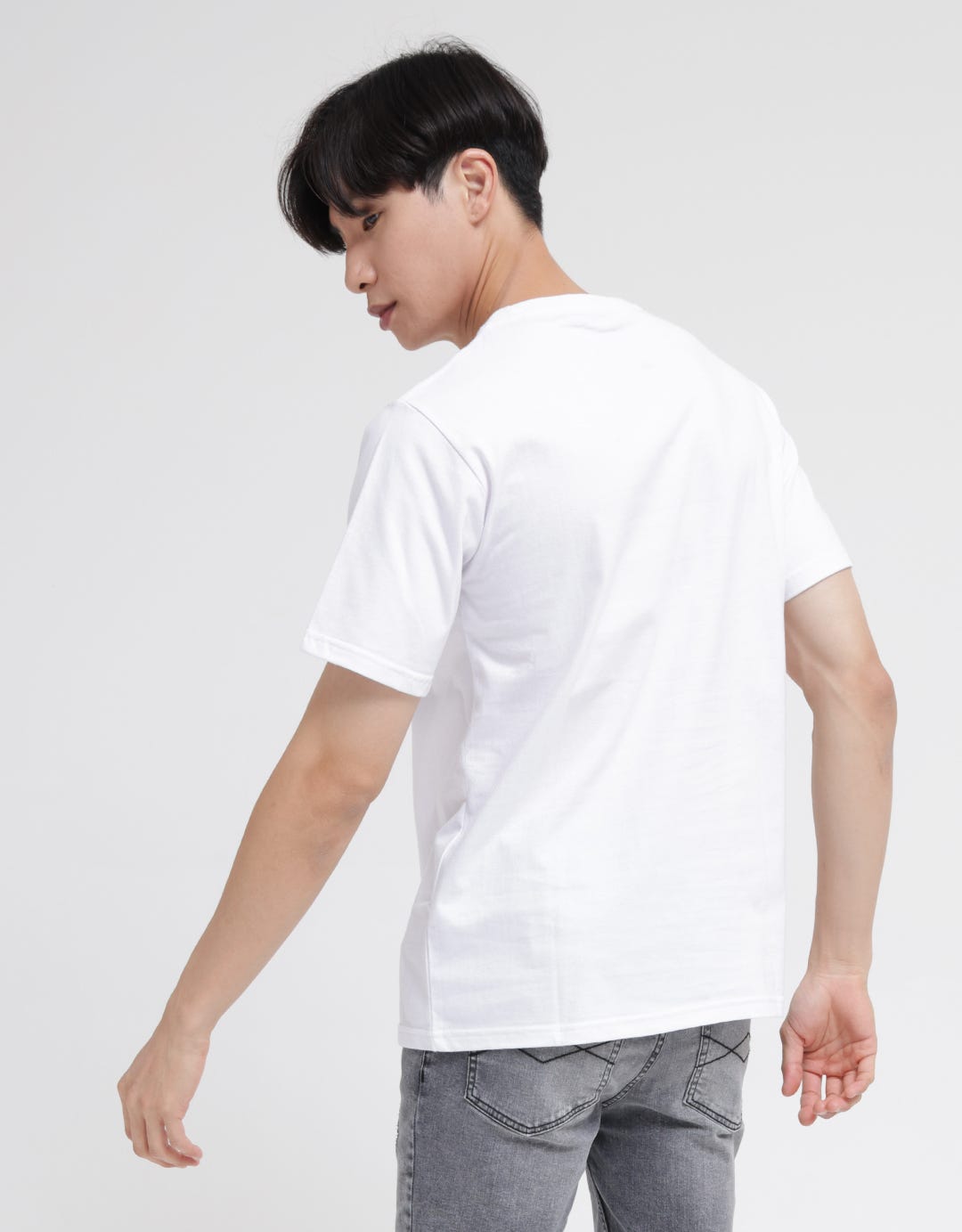 T Zone Short Sleeve T-Shirt Kota Jakarta Patung Half Print