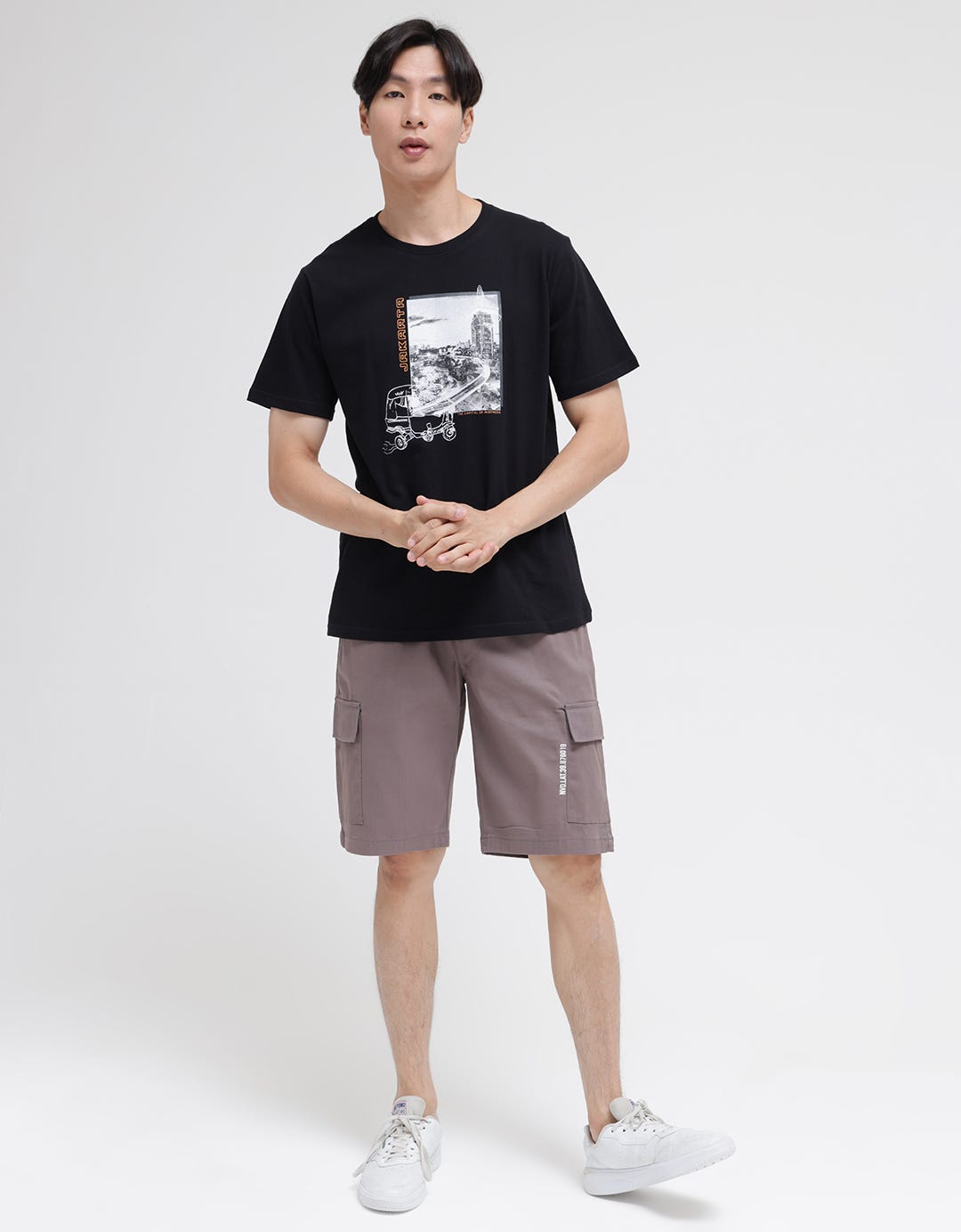 T Zone Short Sleeve T-Shirt Jakarta City Monas