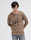 T Zone Long Sleeve T-Shirt Print Theme Digital Resonance - Strong