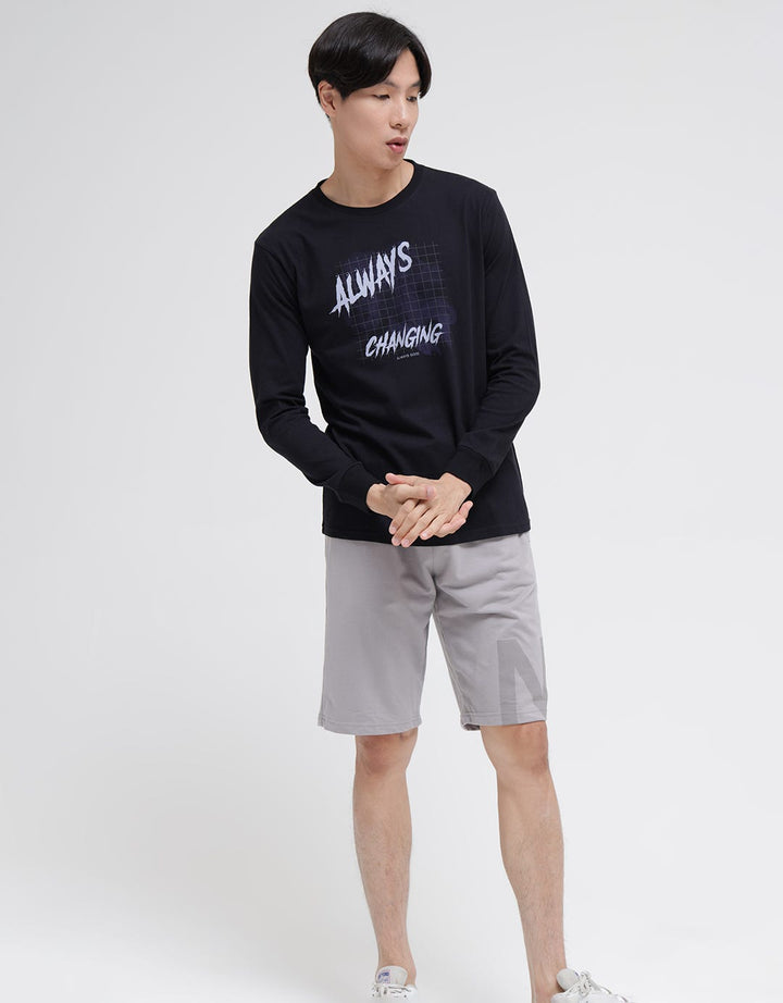 T Zone Long Sleeve T-Shirt Print Theme Digital Resonance - Treat People