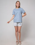 Disney Short Pants Stitch Print Rubber