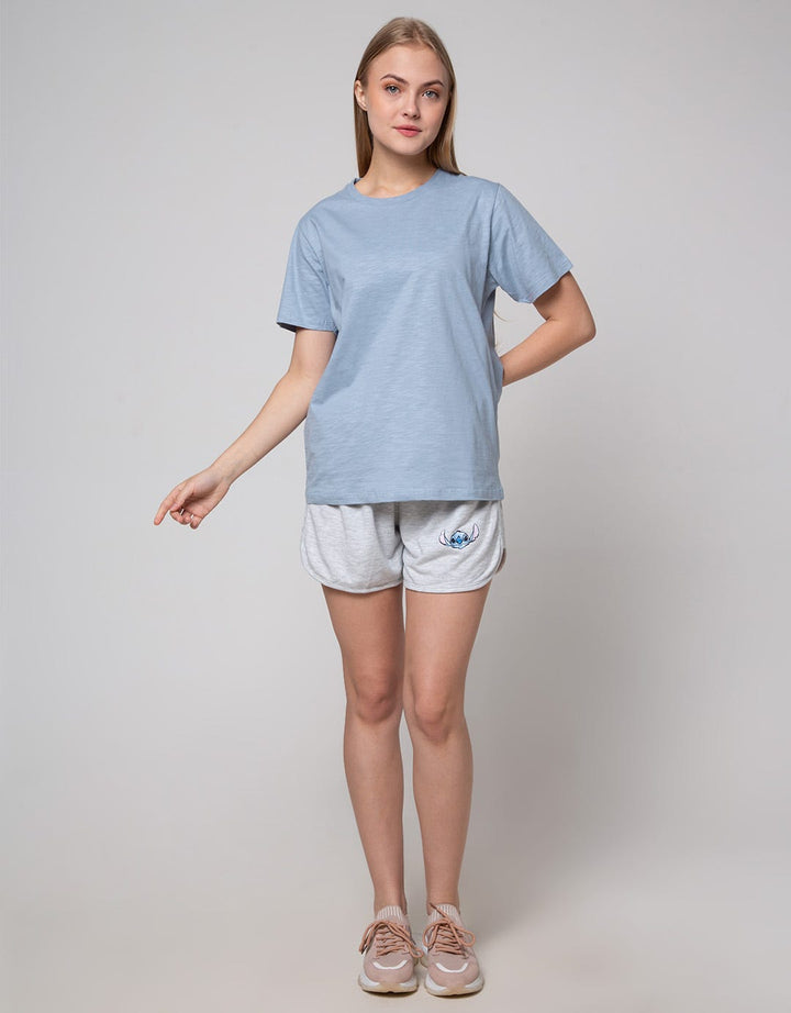 Disney Short Pants Stitch Print Rubber