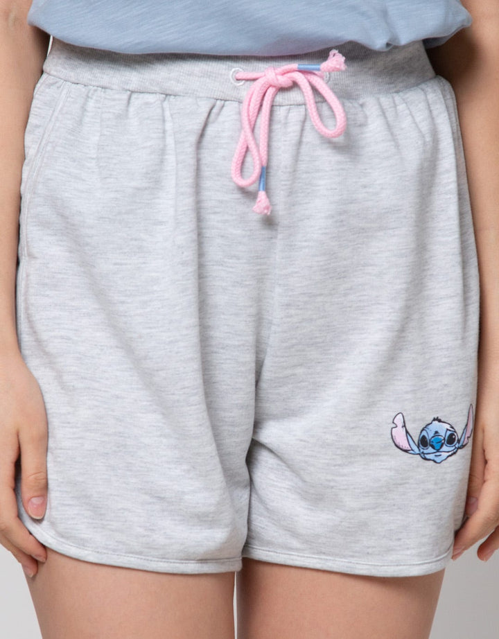 Disney Short Pants Stitch Print Rubber