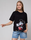 Disney Big Mickey Print Kaos Wanita