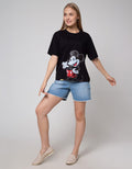 Disney Big Mickey Print Kaos Wanita