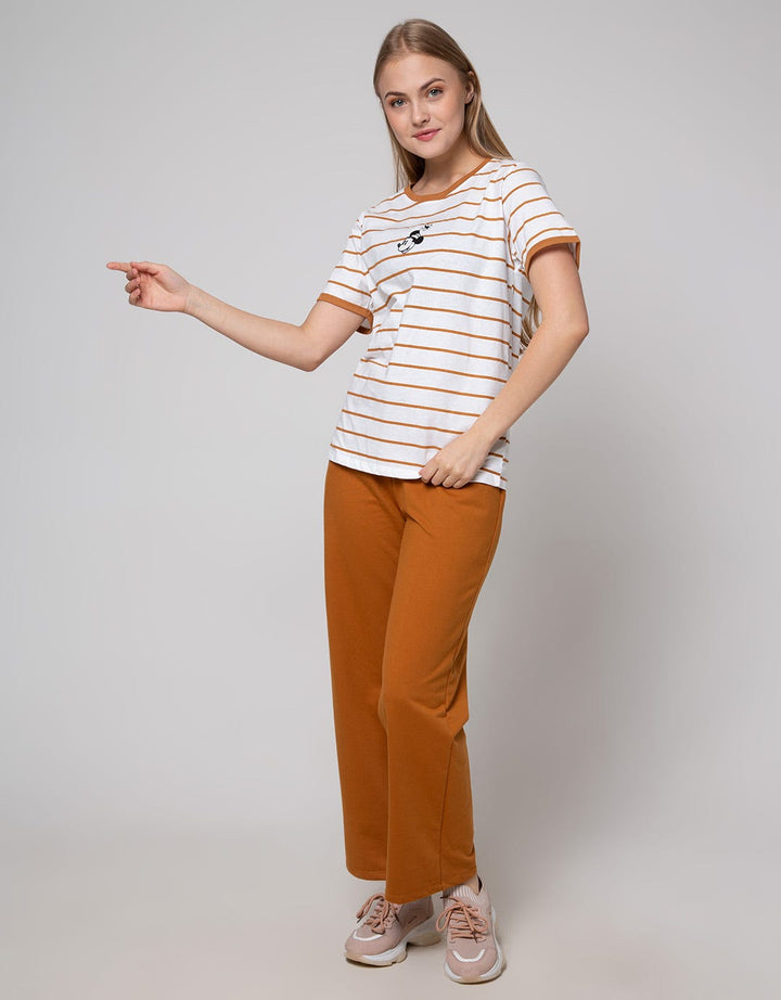 Disney Long Pants Print Minnie Head