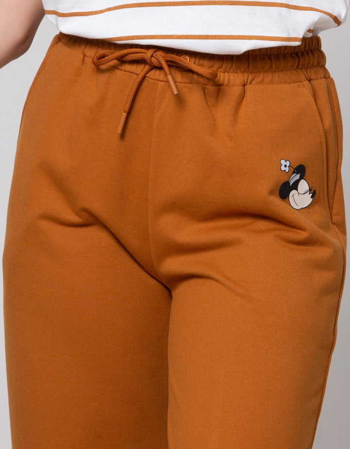 Disney Long Pants Print Minnie Head