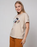Disney Mickey 100 Print Kaos Wanita