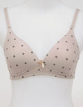 Nevada Non Push Up Regular Bra With Sweet Flowers Printed