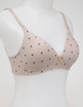 Nevada Non Push Up Regular Bra With Sweet Flowers Printed