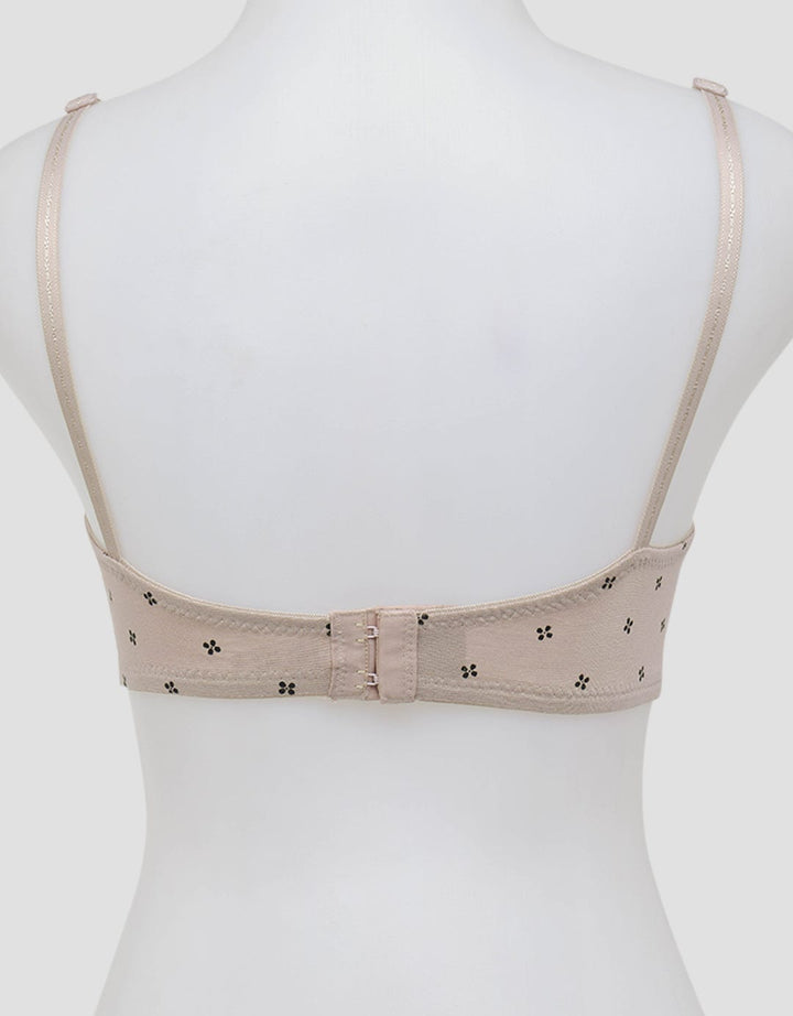 Nevada Non Push Up Regular Bra With Sweet Flowers Printed