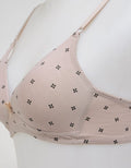 Nevada Non Push Up Regular Bra With Sweet Flowers Printed