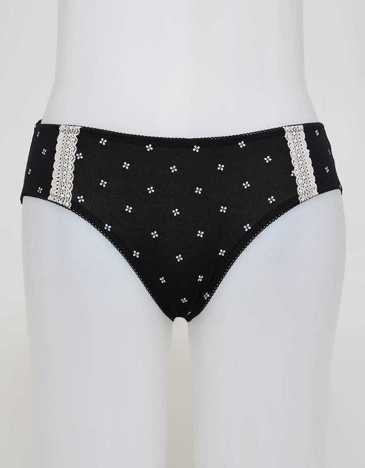 Nevada Brief Mini Panty With Sweet Flowers Printed