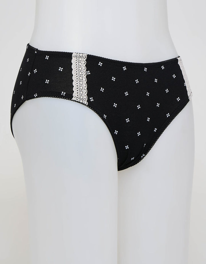 Nevada Brief Mini Panty With Sweet Flowers Printed