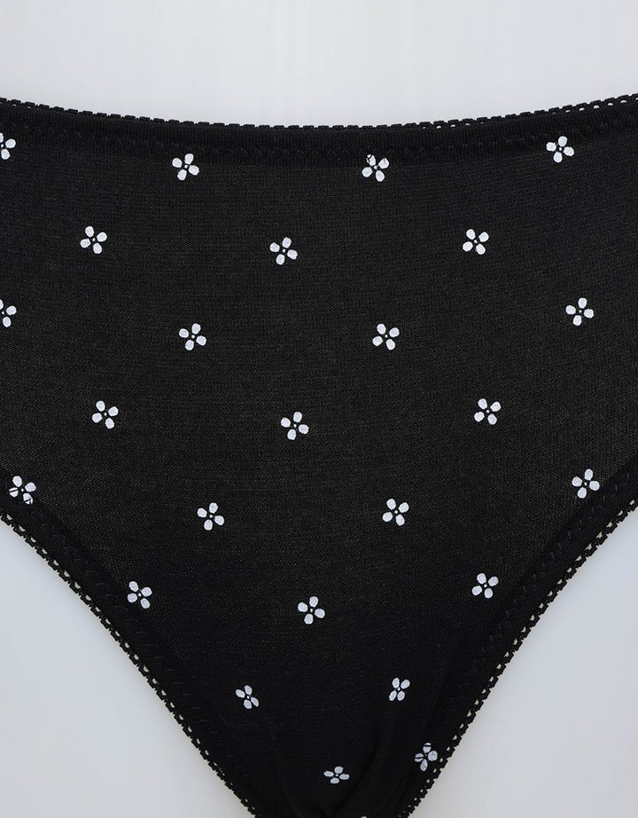 Nevada Brief Mini Panty With Sweet Flowers Printed