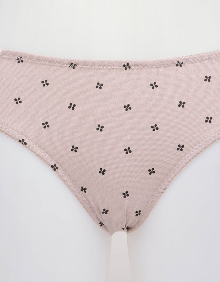 Nevada Brief Mini Panty With Sweet Flowers Printed