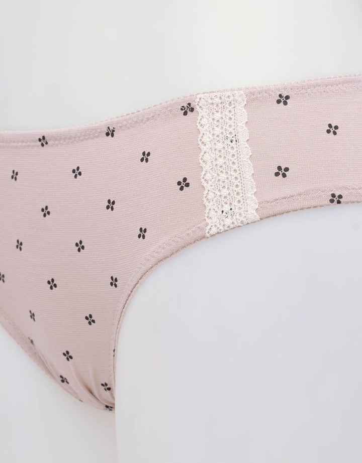 Nevada Brief Mini Panty With Sweet Flowers Printed