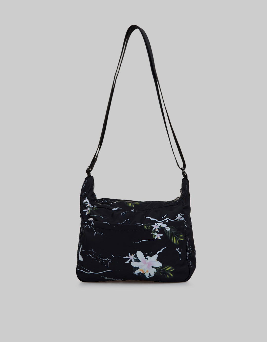 Travel Time Print Shoulder Bag