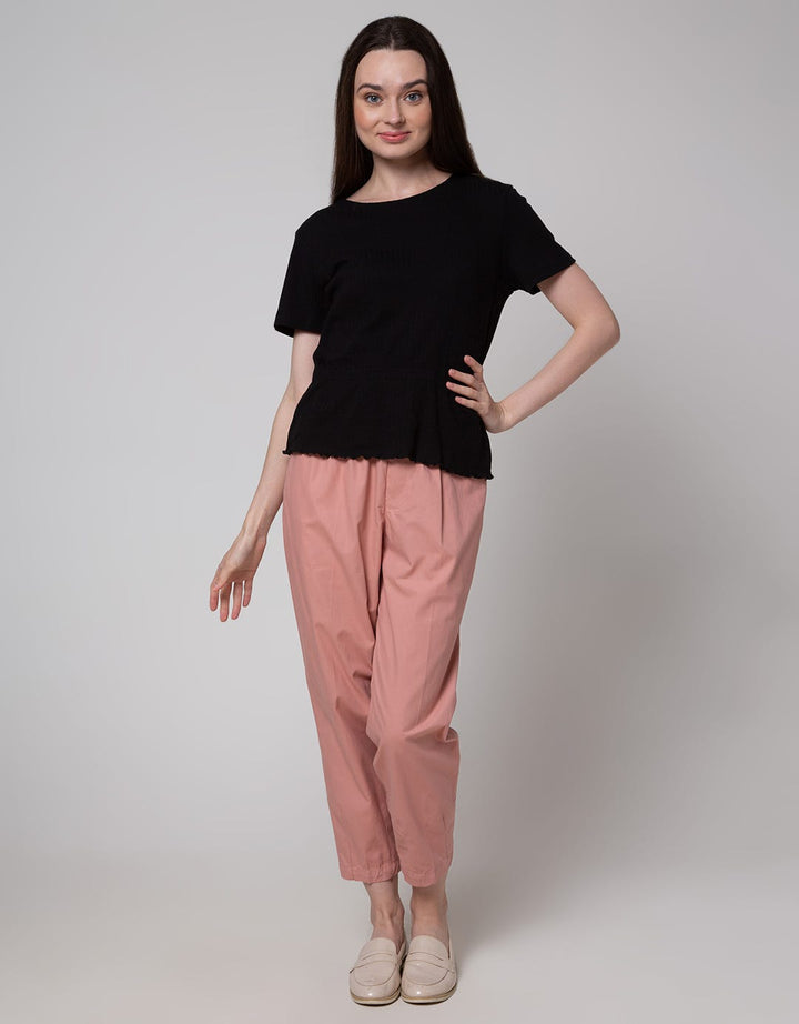 Connexion Waist Texture Kaos Wanita