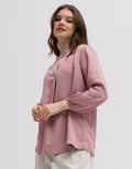 St. Yves Poly With Elasticated Cuff Blouse Women