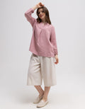 St. Yves Poly With Elasticated Cuff Blouse Women