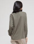 St. Yves Texture Blouse Elegan Wanita