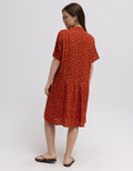 St. Yves Short Sleeve Midi Dress Mini Dots