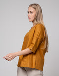 St. Yves 3/4 Blouse Sleeve Linen