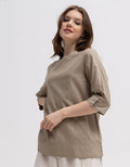 St. Yves 3/4 Blouse Sleeve Linen