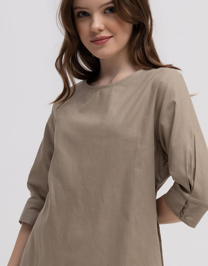 St. Yves 3/4 Blouse Sleeve Linen