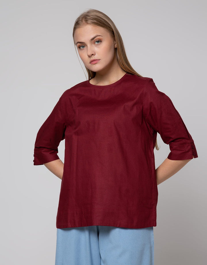 St. Yves 3/4 Blouse Sleeve Linen